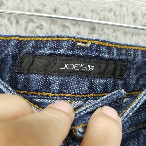 Joes Jeans Womens 26 Ex-Lover Cropped Gemma Distressed Faded Blue Stretch Mid - Picture 5 of 10